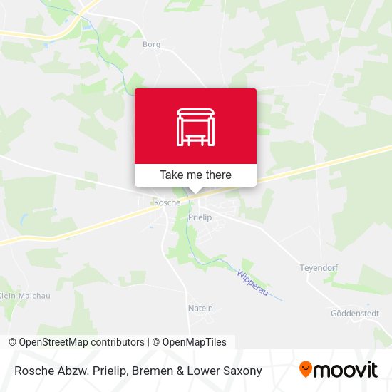 Rosche Abzw. Prielip map