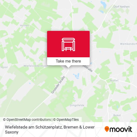 Wiefelstede am Schützenplatz map