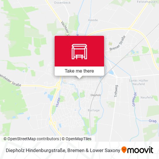 Diepholz Hindenburgstraße map
