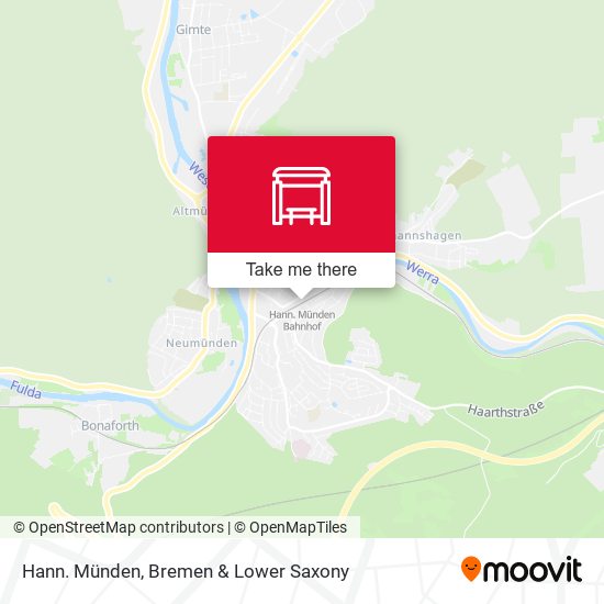 Hann. Münden map