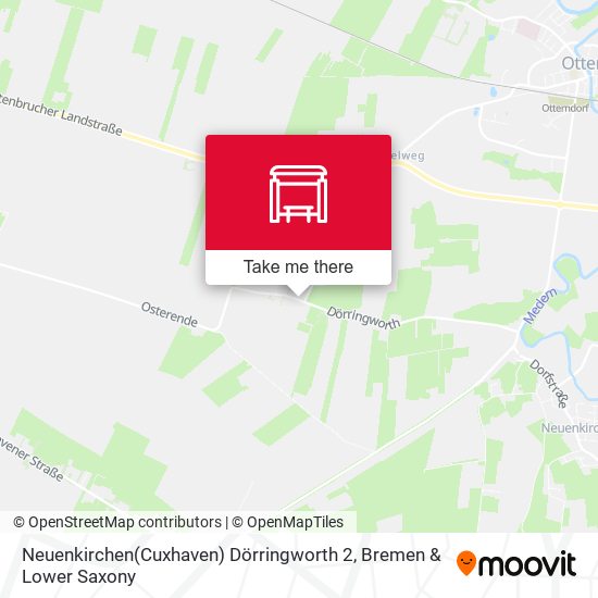Neuenkirchen(Cuxhaven) Dörringworth 2 map