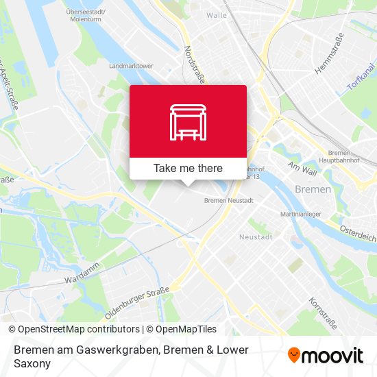 Bremen am Gaswerkgraben map