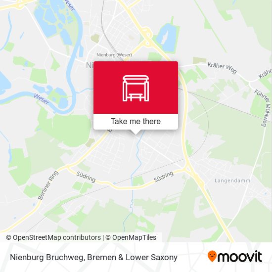 Nienburg Bruchweg map