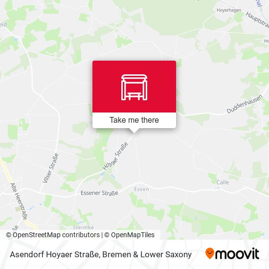 Asendorf Hoyaer Straße map