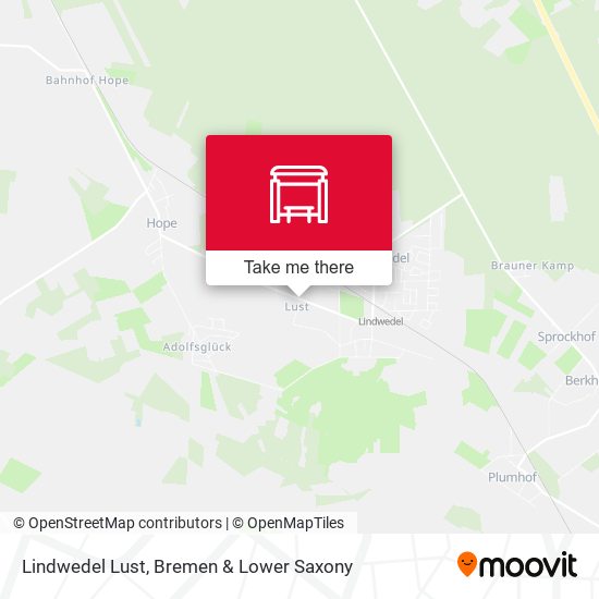 Lindwedel Lust map