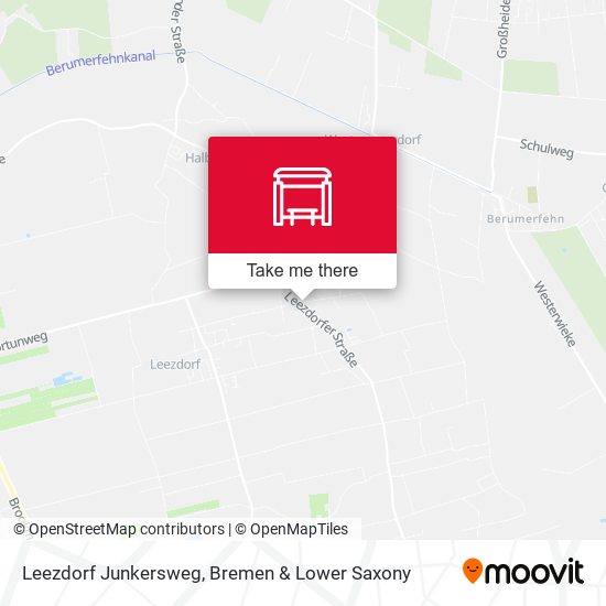 Leezdorf Junkersweg map
