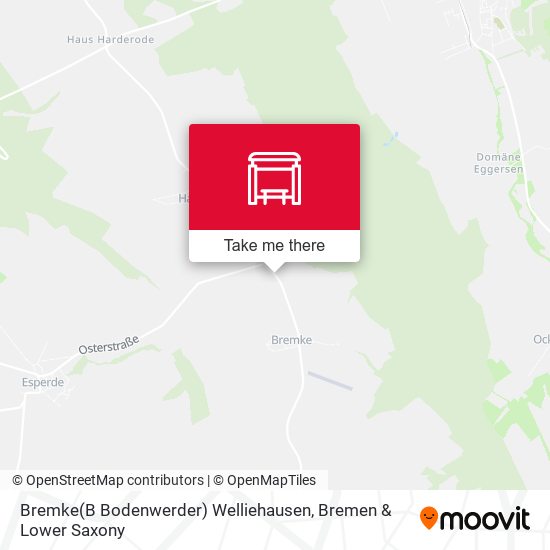 Bremke(B Bodenwerder) Welliehausen map