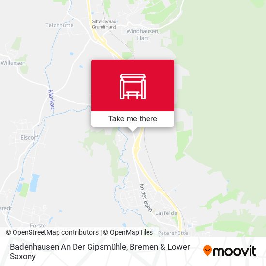 Badenhausen An Der Gipsmühle map
