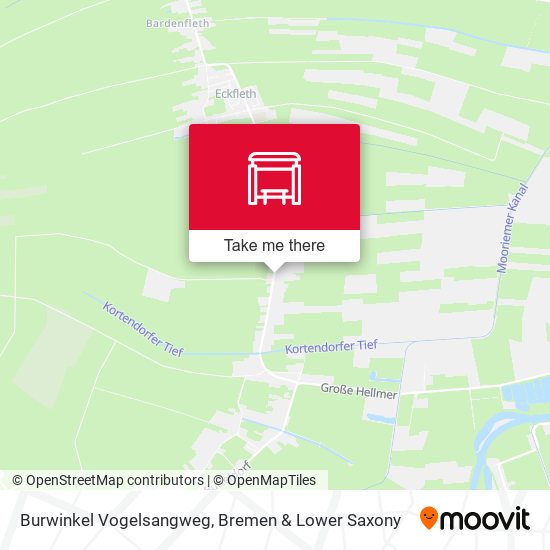 Burwinkel Vogelsangweg map