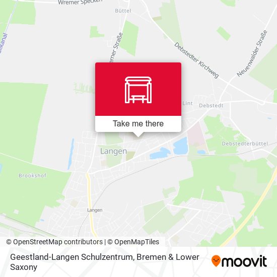 Geestland-Langen Schulzentrum map