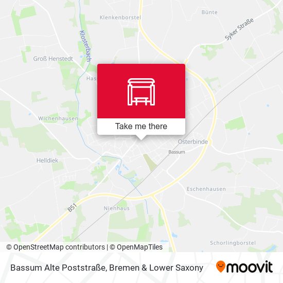 Bassum Alte Poststraße map