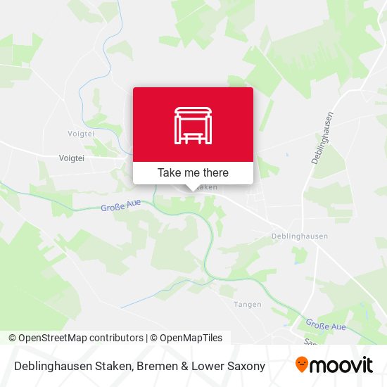 Deblinghausen Staken map