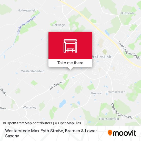 Westerstede Max-Eyth-Straße map