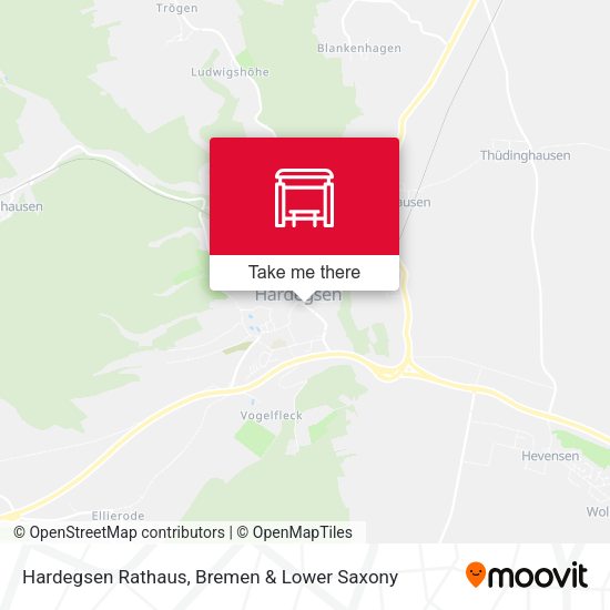 Hardegsen Rathaus map