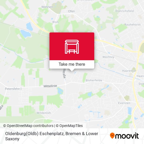 Oldenburg(Oldb) Eschenplatz map