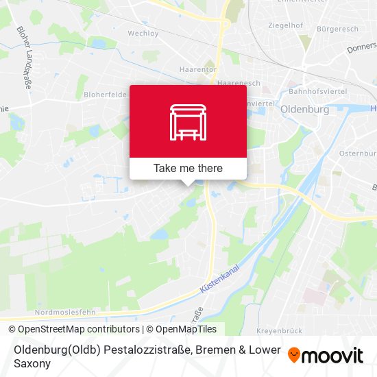 Oldenburg(Oldb) Pestalozzistraße map