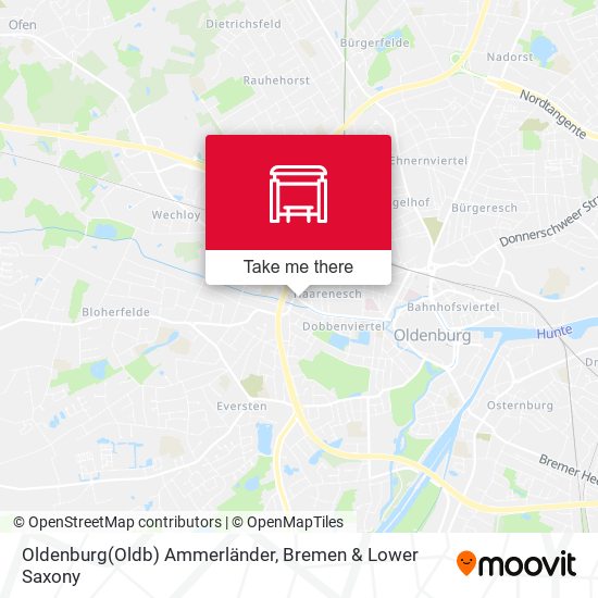 Oldenburg(Oldb) Ammerländer map