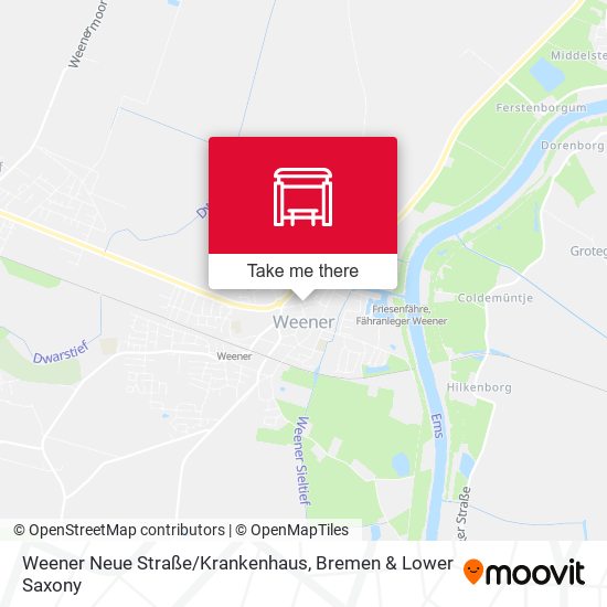 Weener Neue Straße/Krankenhaus map
