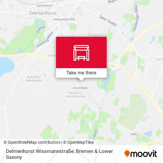 Delmenhorst Wissmannstraße map