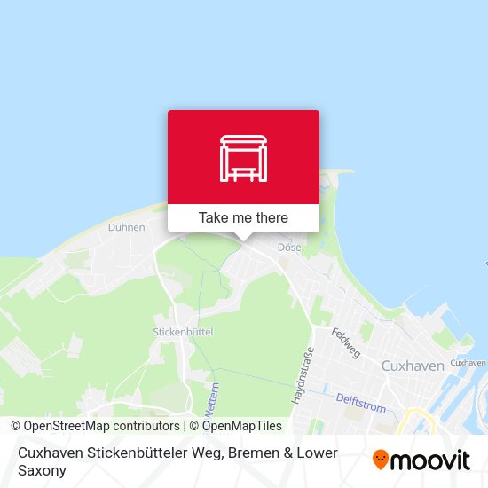 Cuxhaven Stickenbütteler Weg map