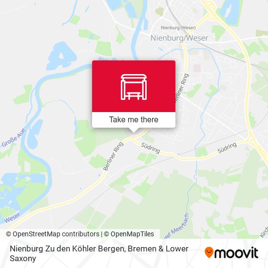 Nienburg Zu den Köhler Bergen map