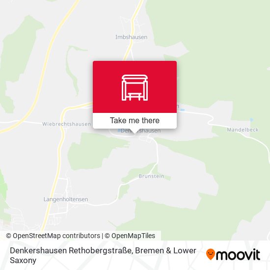 Denkershausen Rethobergstraße map