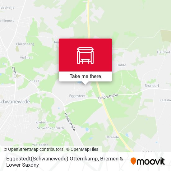 Eggestedt(Schwanewede) Otternkamp map