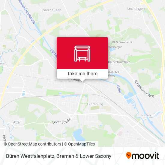 Büren Westfalenplatz map