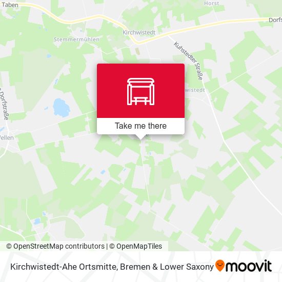 Kirchwistedt-Ahe Ortsmitte map