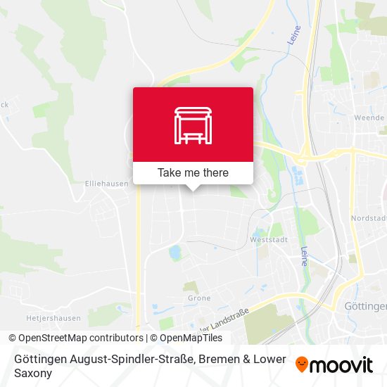 Göttingen August-Spindler-Straße map