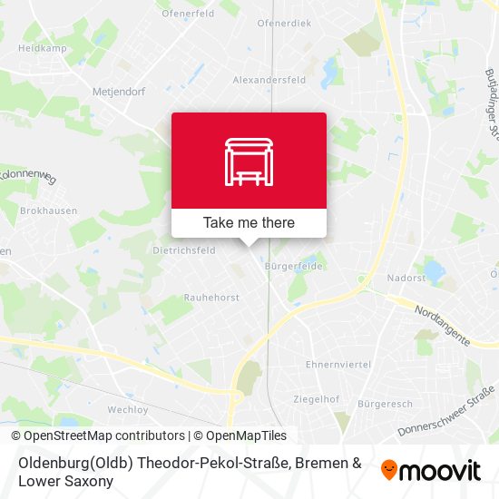 Oldenburg(Oldb) Theodor-Pekol-Straße map