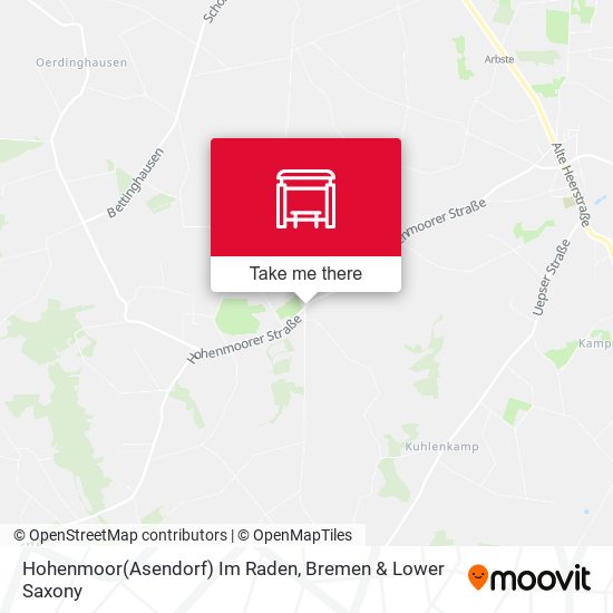 Hohenmoor(Asendorf) Im Raden map