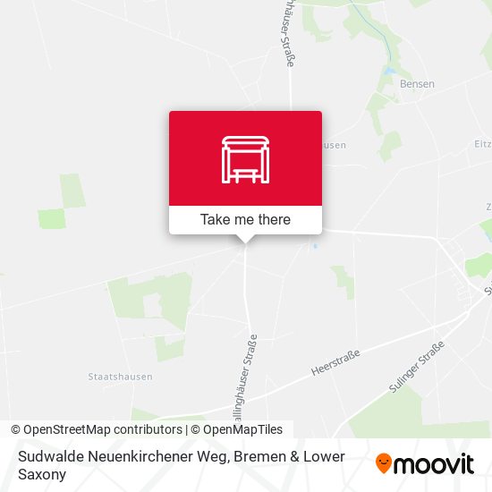 Sudwalde Neuenkirchener Weg map