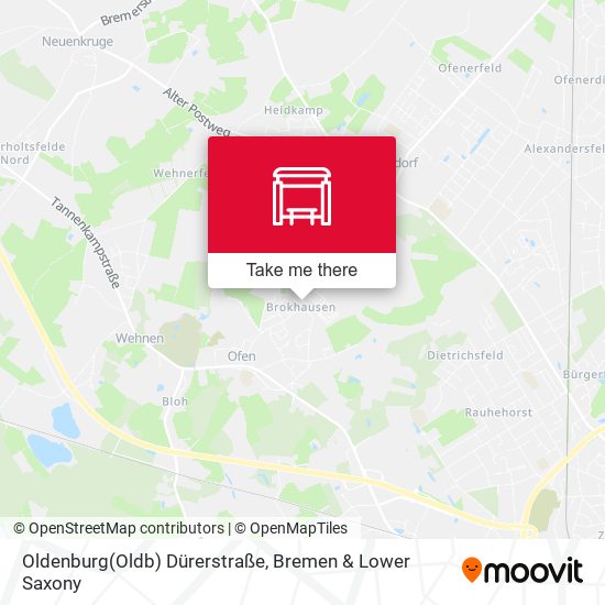 Oldenburg(Oldb) Dürerstraße map