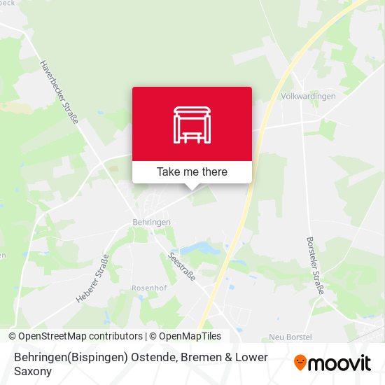 Behringen(Bispingen) Ostende map