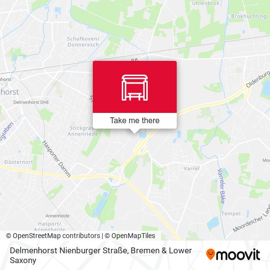Delmenhorst Nienburger Straße map