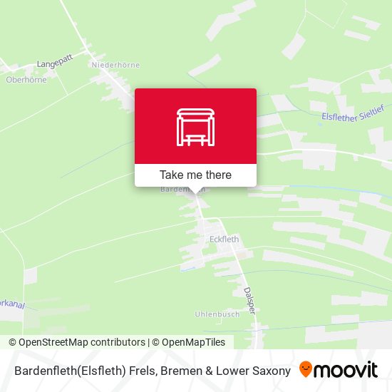 Bardenfleth(Elsfleth) Frels map