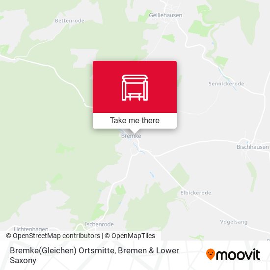 Bremke(Gleichen) Ortsmitte map