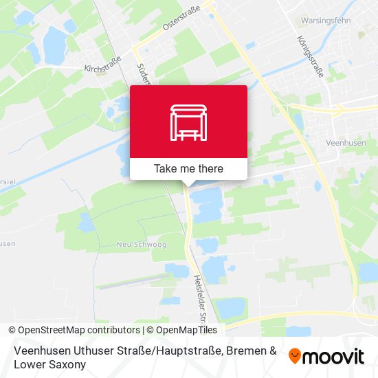 Veenhusen Uthuser Straße / Hauptstraße map
