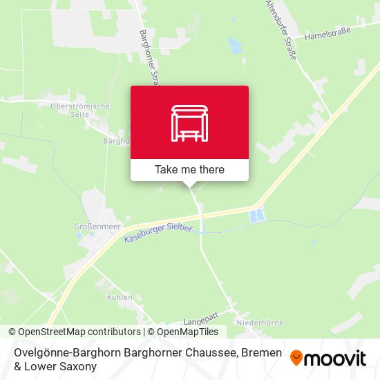 Ovelgönne-Barghorn Barghorner Chaussee map
