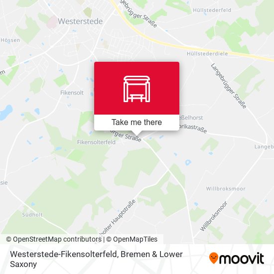 Westerstede-Fikensolterfeld map