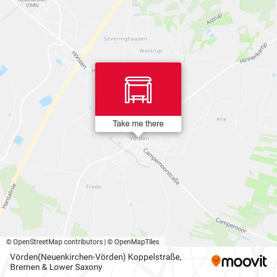 Vörden(Neuenkirchen-Vörden) Koppelstraße map