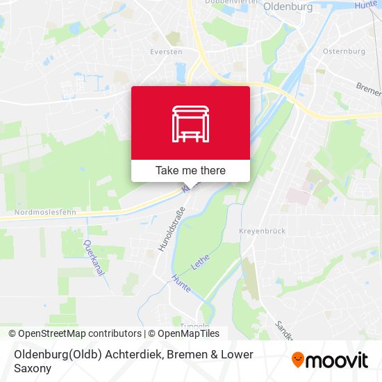 Oldenburg(Oldb) Achterdiek map