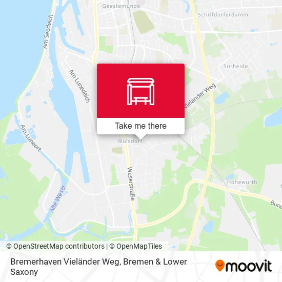 Карта Bremerhaven Vieländer Weg
