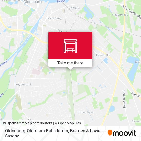 Oldenburg(Oldb) am Bahndamm map