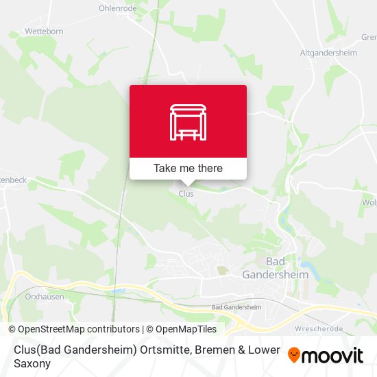 Clus(Bad Gandersheim) Ortsmitte map