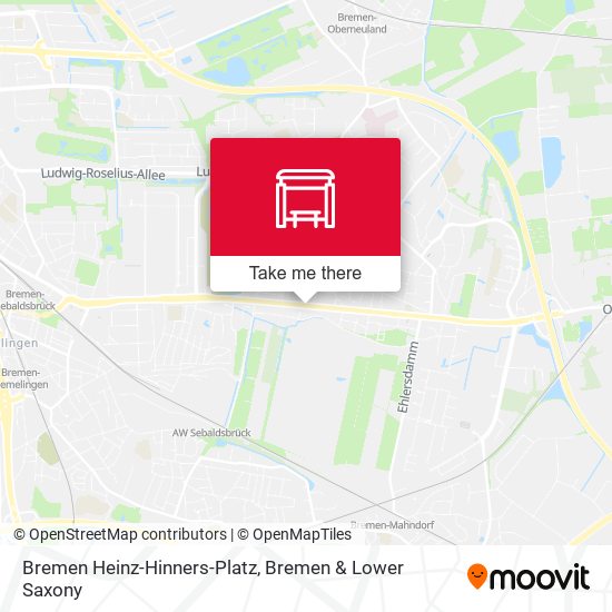 Bremen Heinz-Hinners-Platz map