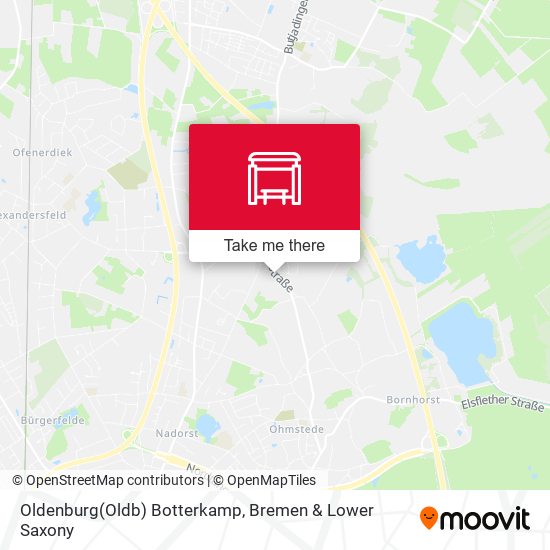 Oldenburg(Oldb) Botterkamp map