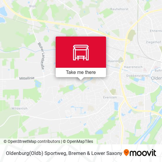 Oldenburg(Oldb) Sportweg map