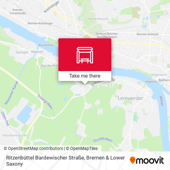 Ritzenbüttel Bardewischer Straße map